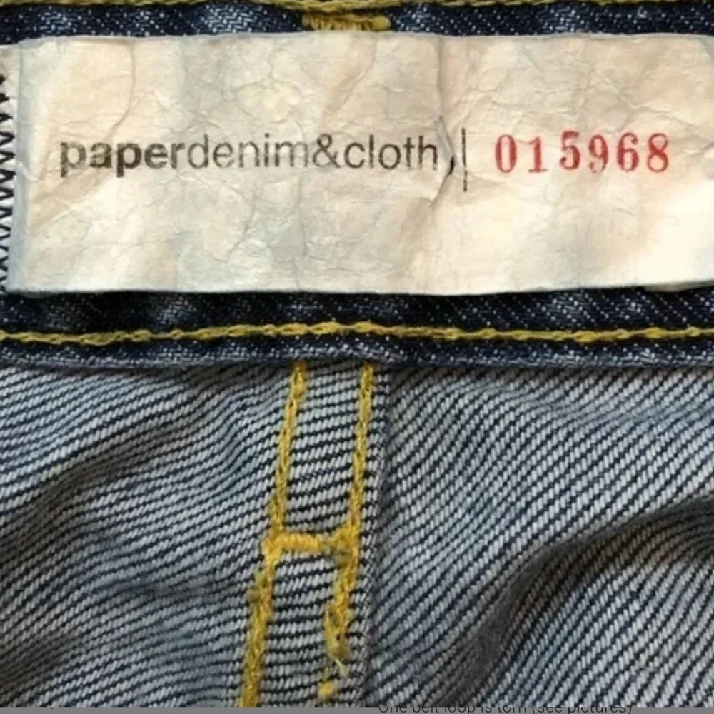 Paper Denim & Cloth Blue Washed Bootcut Jeans Sz 27 - Picture 7 of 8